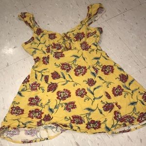 Yellow flower dress